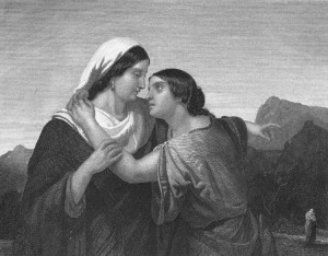 Ruth and Naomi Illustrated Bible History 1881